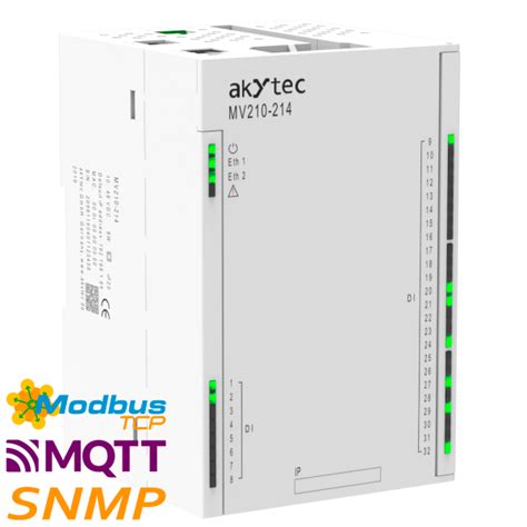 Mv Digital Input Modules Di Modbus Tcp Ethernet Akytec