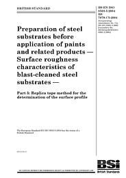 Preparation Of Steel Substrates Before Application Of Paints And