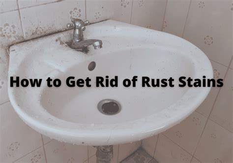 3 Important Tips To Get Rid Of Rust Stains From Sinks Tubs And