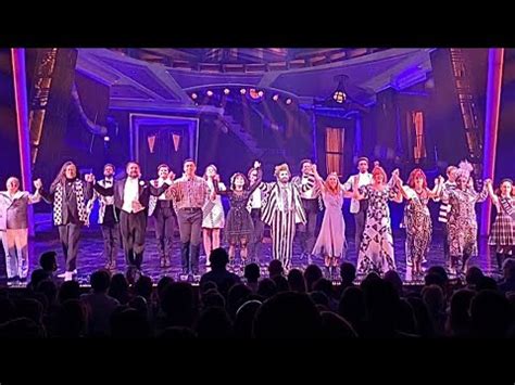 BEETLEJUICE The Musical Broadway Curtain Call Friday 8 12 2022 In