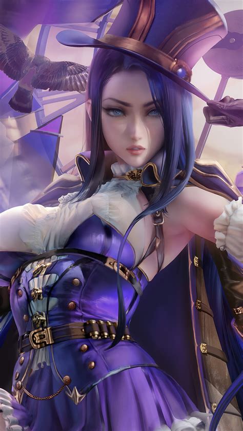 Caitlyn Arcane 4k 8090e Wallpaper Pc Desktop