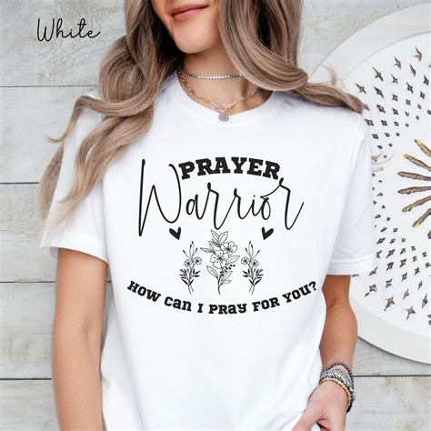 Prayer Warrior T Shirt Pray For You Shirt Religious T For Women Christian Shirt Jesus Tee