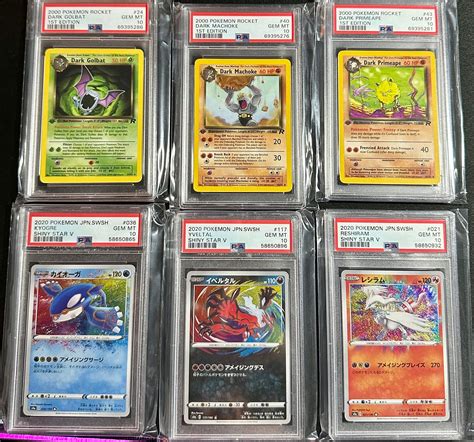 Psa Graded Pokemon Card Ultra Rare Pok Mon Cards Mystery Box