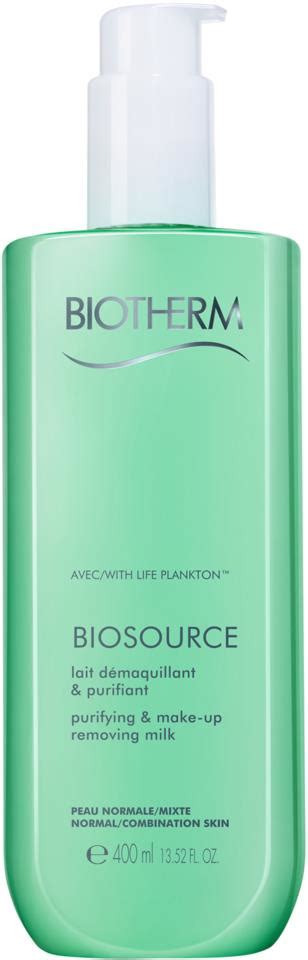 Biotherm Biosource Purifying & Make-Up Removing Milk Normal Skin 400 ml ...