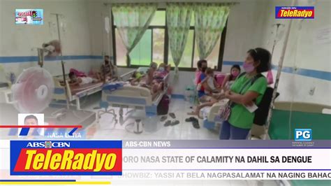 Bayan Sa Occidental Mindoro Nasa State Of Calamity Na Dahil Sa Dengue