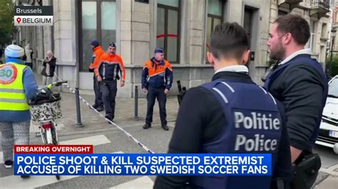 Sweden-Belgium shooting: Brussels shooter who killed 2 Euro qualifiers ...