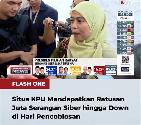 Ratusan Juta Serangan Siber Hingga Down Situs KPU Matahukum Id