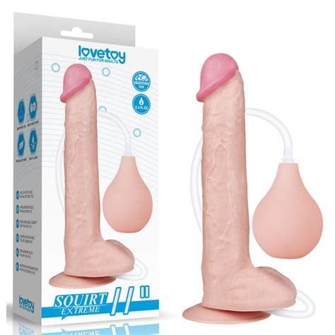 Mega Dildo Eiaculante Gigante Fallo Squirting Realistico Che