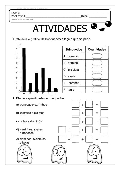 Atividades Com Gráficos E Tabelas 5o Ano Com Gabarito