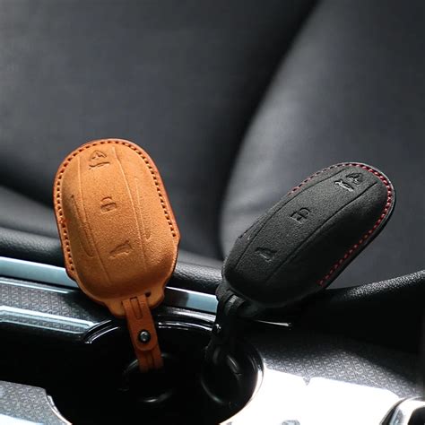 Tesla Model S 3 X Key Holder In Alcantara