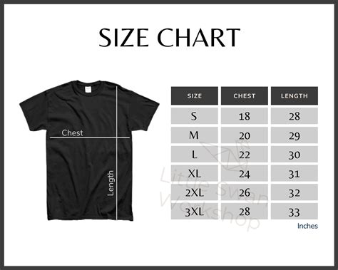 Gildan 5000 Size Chart Gildan G500 Shirt Size Guide Gildan 5000 Black