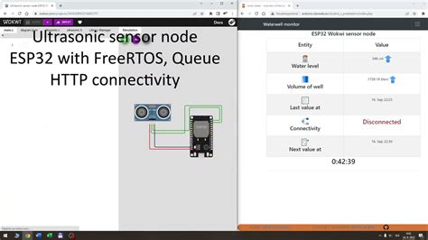 Wokwi Simulator ESP32 ESP IDF Ultrasonic Sensor Node YouTube