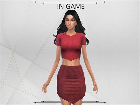 The Sims Resource Agnes Set Top