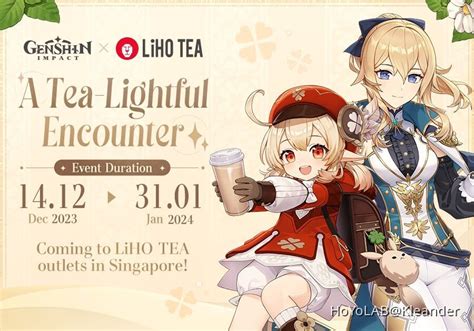 Genshin X LiHO Tea Event Genshin Impact HoYoLAB