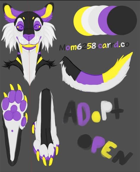 Non Binary Sabertooth Cat Adopt Premade Fursuit Ready Details In