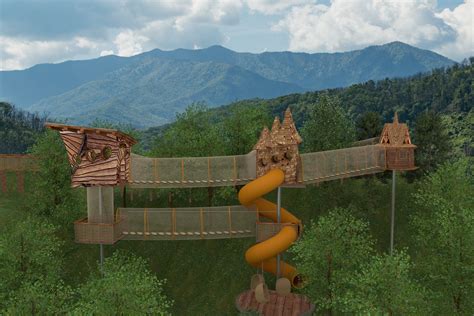 Anakeesta theme park building the highest point in Gatlinburg - WDEF