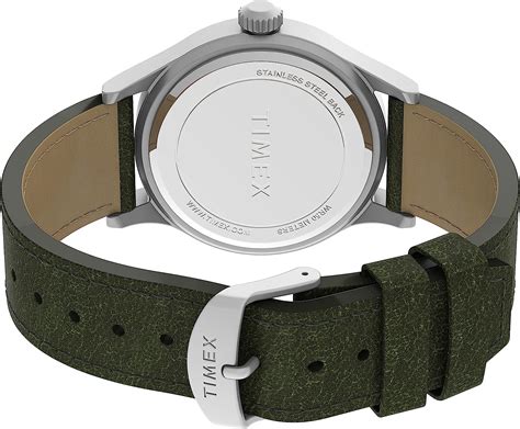 腕時計 タイメックス メンズ Timex Men´s Expedition Scout 40mm Quartz Leather Strap Green 20 Casual Watch