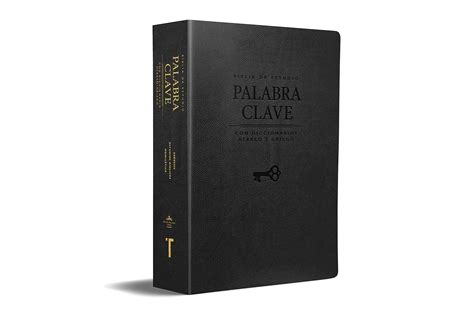 Biblia Rvr1960 De Estudio Palabra Clave Piel Genuina Negro 9pt Pez