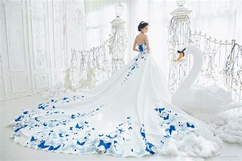 This Beautiful Gown From Abineri Designs Featuring Unique Blue