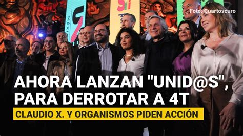 Claudio X y organismos afines piden acción ciudadana para derrotar a