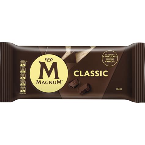 Magnum Ice Cream Classic Single Freshchoice Freshchoice Huntly