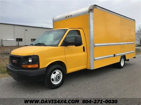 2012 Gmc Savana Cutaway 3500 Express Commercial Cargo 1 Ton Box Van