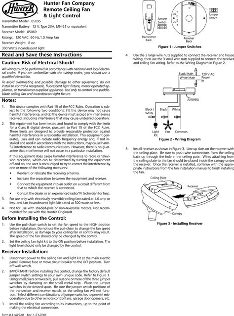 How To Wire Hunter Ceiling Fan With Remote Shelly Lighting