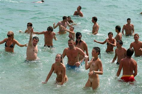 Nude Naked Beach Party