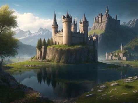 Fantasy Castle Landscapes