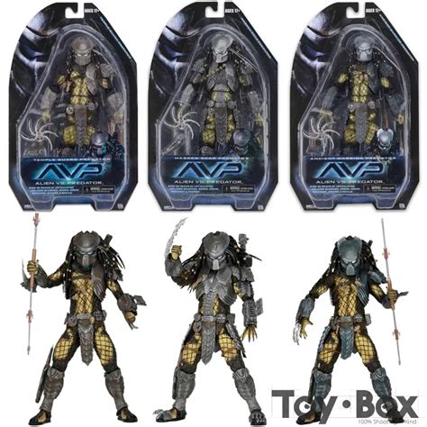 Movie Avp Aliens Vs Predator Series Ancient Warrior Predator Masked Scar Predator Temple Guard