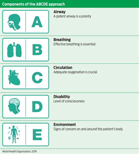 Using The Abcde Approach For All Critically Unwell Patients British