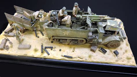 Dragon T Mm Howitzer Motor Carriage Diorama By John Nottestad