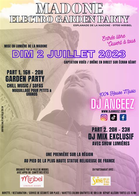 Electro Garden Party Soir E Dj Ville De Miribel