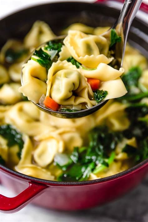 Spinach Tortellini Soup Skinnytaste