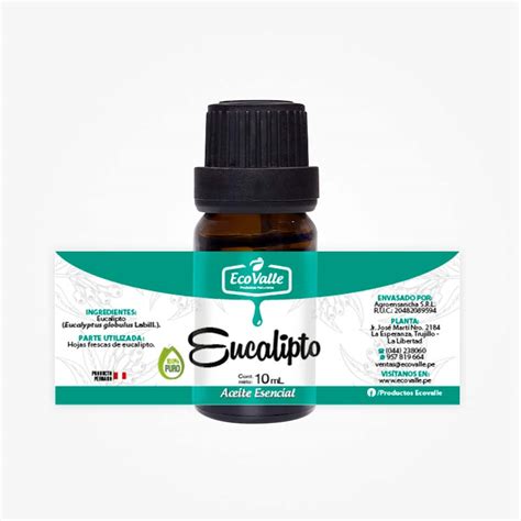 Aceite Esencial De Eucalipto X 10mL EcoValle