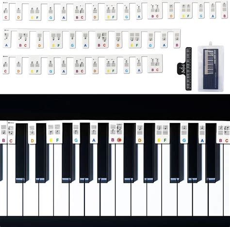 Amazon Piano Keyboard Stickers For Beginners Key Full Size