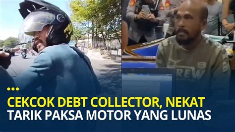 Viral Cekcok Debt Collector Dan Pemilik Motor Nekat Tarik Paksa Motor