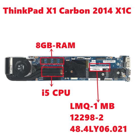 LMQ 1 MB 12298 2 Mainboard For Lenovo ThinkPad X1 Carbon 2014 X1C