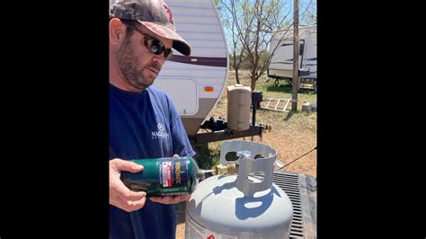 How To Refill Coleman Propane Cannisters With Propane Charlie YouTube