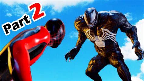 Spider Man All Venom Vs Miles Morales Cutscenes Part Youtube