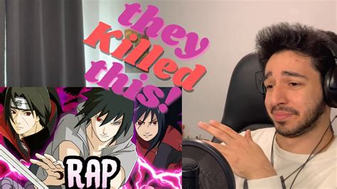 FARAZ SAN REACTS To UCHIHA RAP RED RUSTAGE Ft Khantrast Naruto