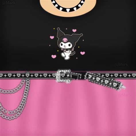 Kuromi Nwn Em 2021 Foto De Roupas Camiseta Rosa Roblox