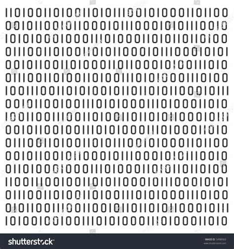 Binary Code Vector Pattern Background Use Stock Vector 5498569