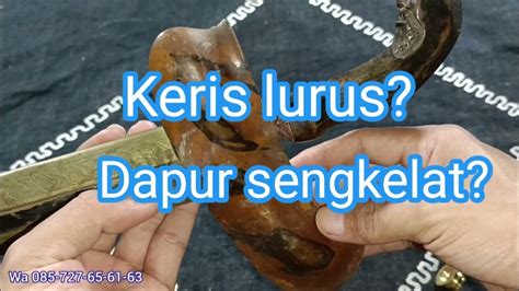 Keris Lurus Dapur Sengkelat Pusaka Koleksi Tosan Aji Yang Sangat