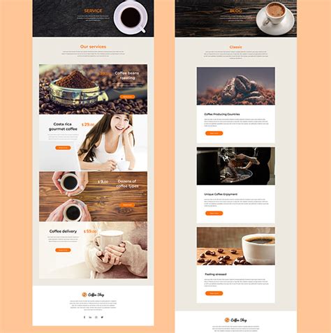 Complete Website Design For Coffee on Behance