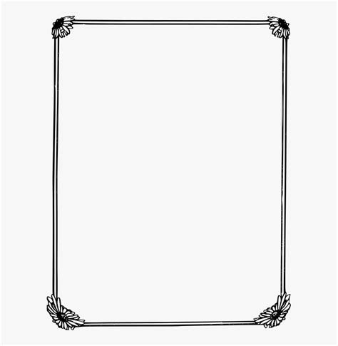 Daisy Frame Simple Frame Png Transparent Png Transparent Png Image