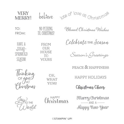 I Is For Itty Bitty Christmas Just Stampin