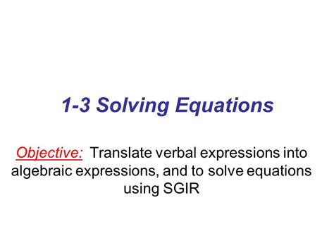 Drill 3 Evaluate each expression if a 3 b ½ c ppt download