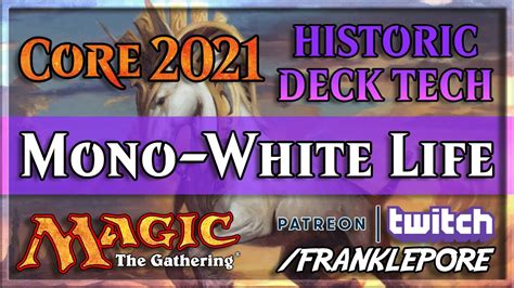 Mtg Arena Historic Deck Tech Mono White Life Gain Youtube