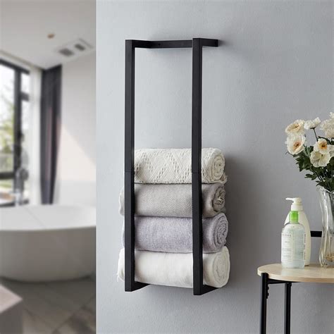 Amazon Towel Rack For Rolled Towels Towel Rack For Bathroom Wall